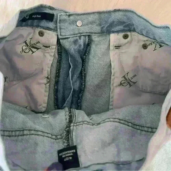 CK Jeans Calvin Klein Light Wash Denim Shorts 4 - Picture 5 of 7